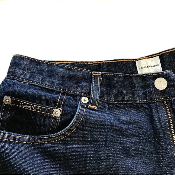 Juniors Calvin Klein Denim Shorts - Picture 3 of 5